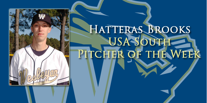 Brooks Tabbed USA South Pitcher of the Week