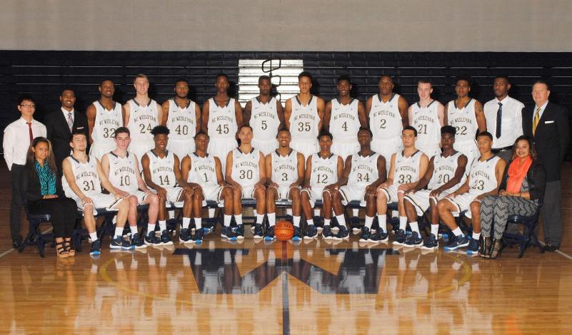 2015-16 N.C. Wesleyan Men's Basketball Team