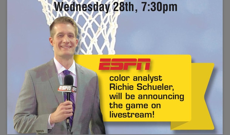 ESPN Analyst Richie Schueler to Announce Men's Home Opener Wednesday