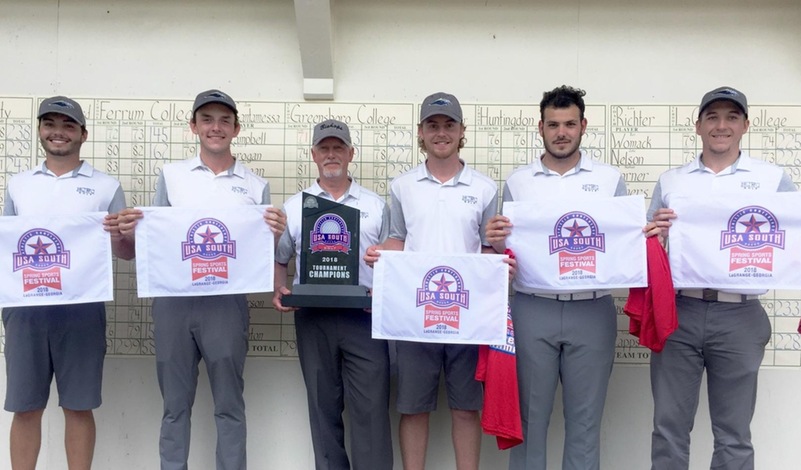 CHAMPIONS! Wesleyan Golf Captures First USA South Title in 45 Years