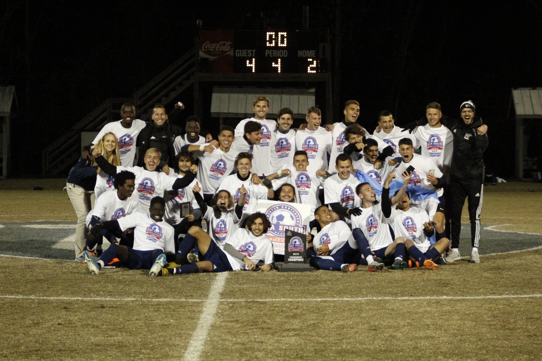 Bishop Men's Soccer Wins Conference Title with Shootout win