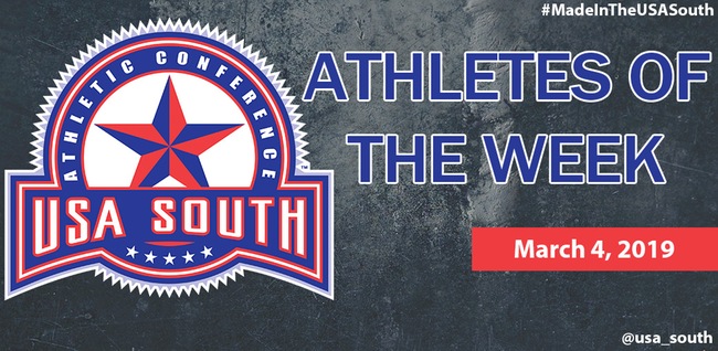Puig Named USA South Athlete of the Week