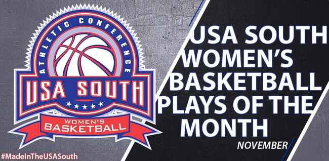 Bishop Women have two clips featured on USA South Plays of the Month