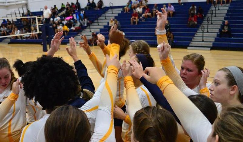 Bishop Volleyball Downs Panthers and Hawks in League Play