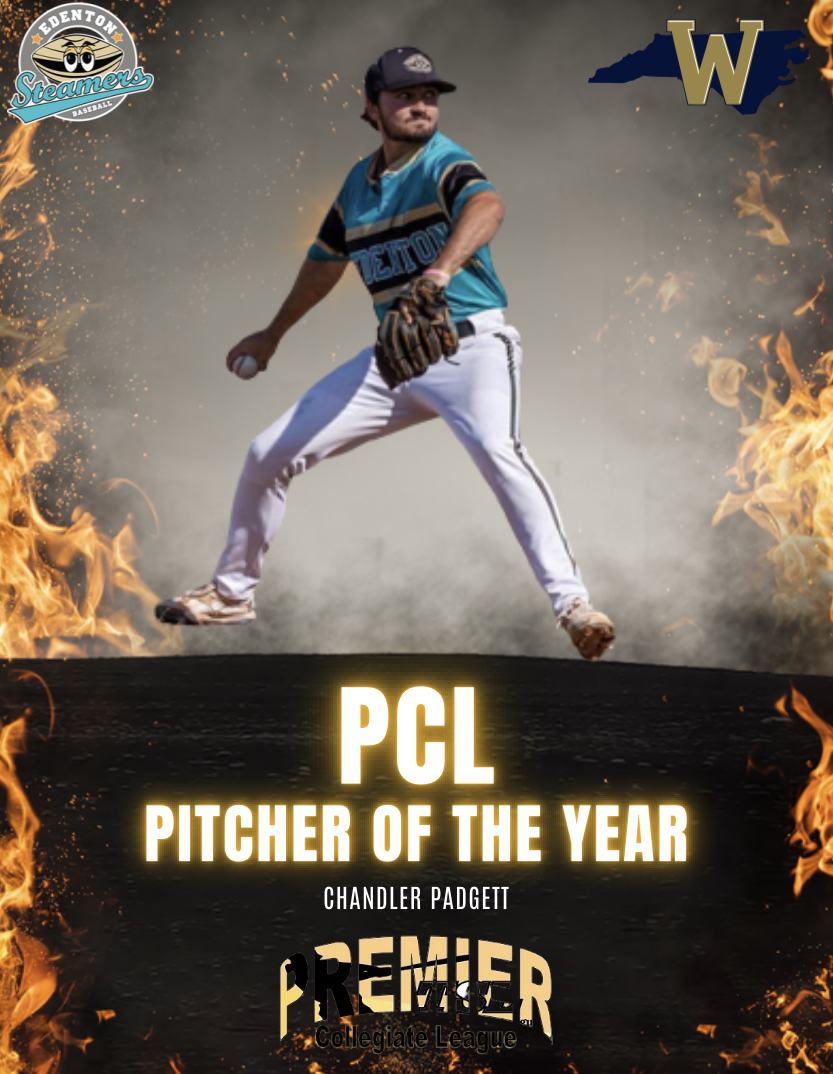 Chandler Padgett Earns Premier League Pitcher of the Year Honors
