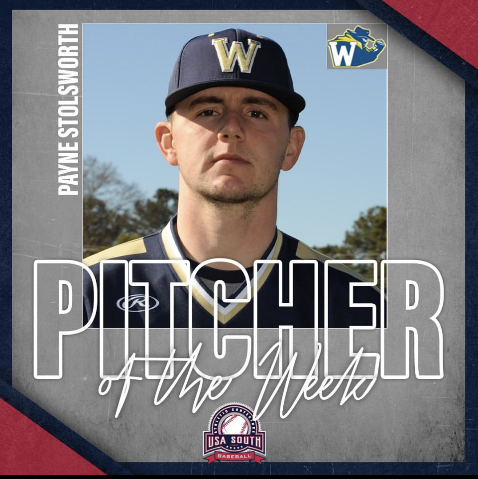 Payne Stolsworth Earns USA Pitcher of the Week Honors