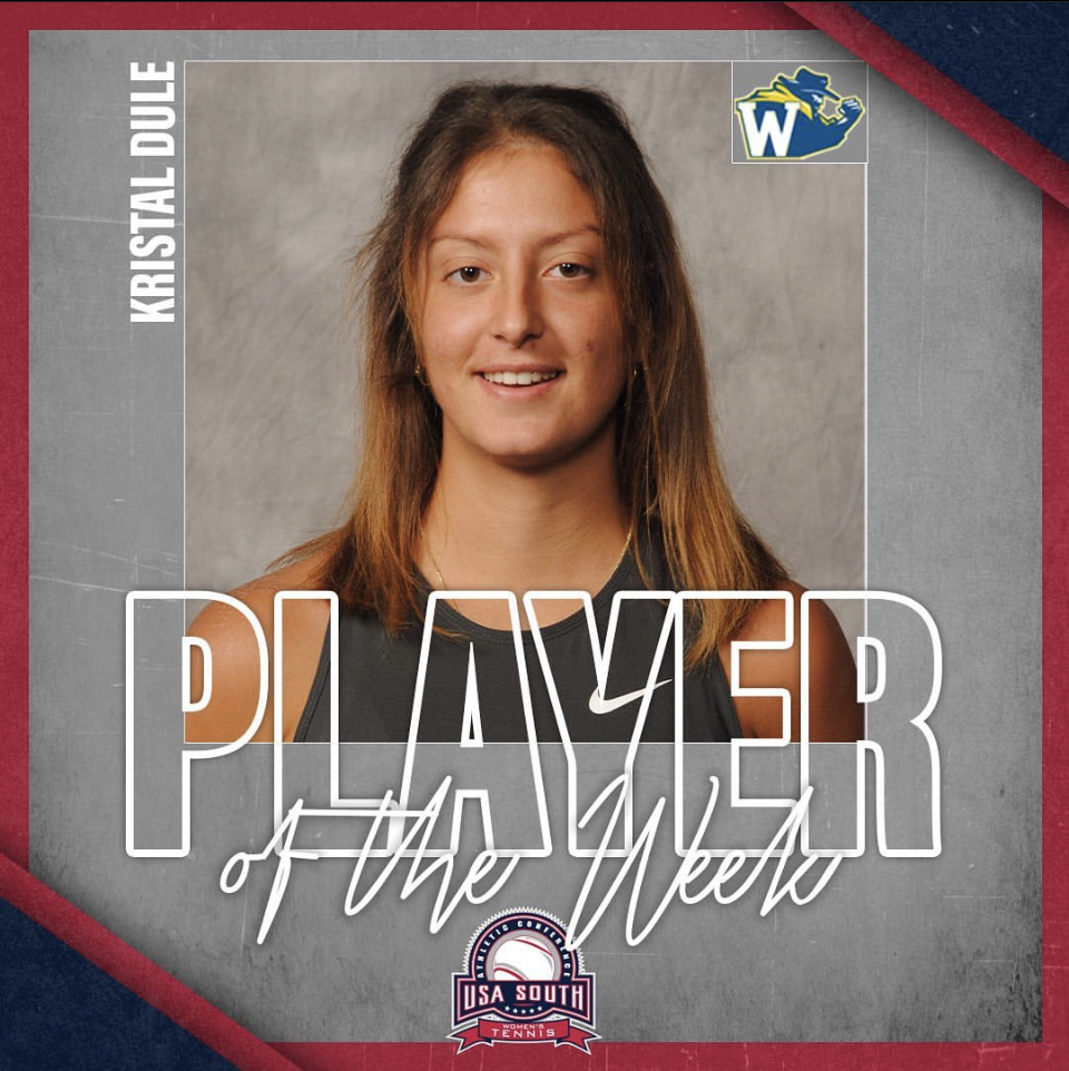 Kristal Dule Named USA South Tennis Player of the Week