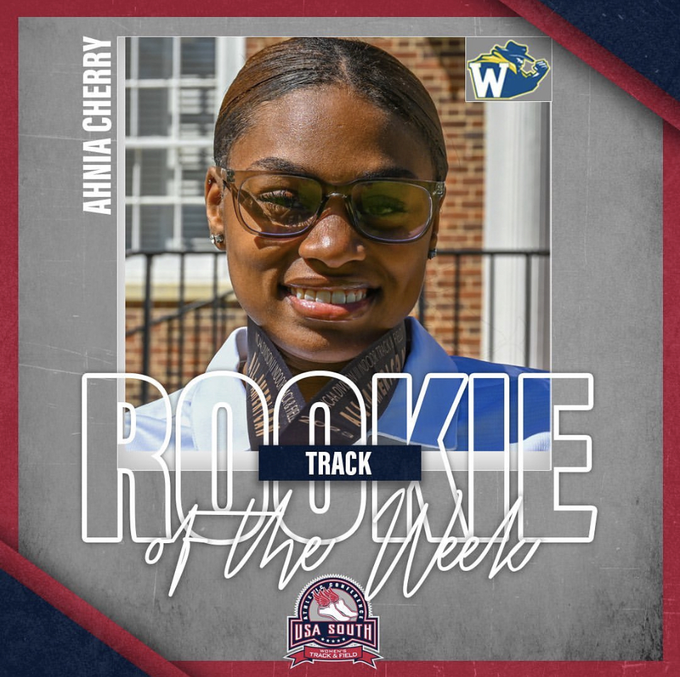 Ahnia Cherry Named USA South Track Rookie of the Week