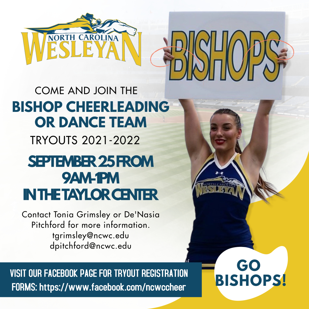 Cheer and Dance Tryouts Sept. 25