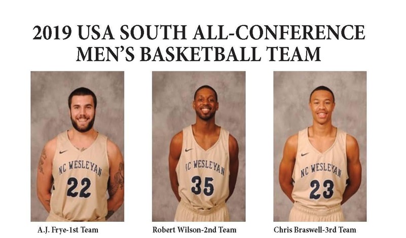 Men's Basketball has Three Named to All-Conference Team