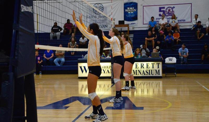 Hunter Leads Wesleyan Volleyball to 3-1 Victory at Mary Baldwin