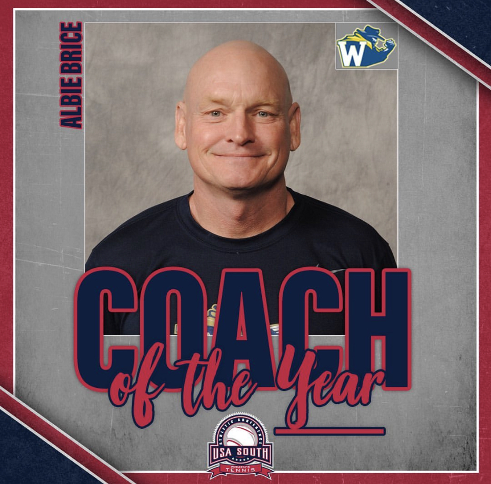 Albie Brice Earns USA South Women's Tennis Coach of the Year Honors