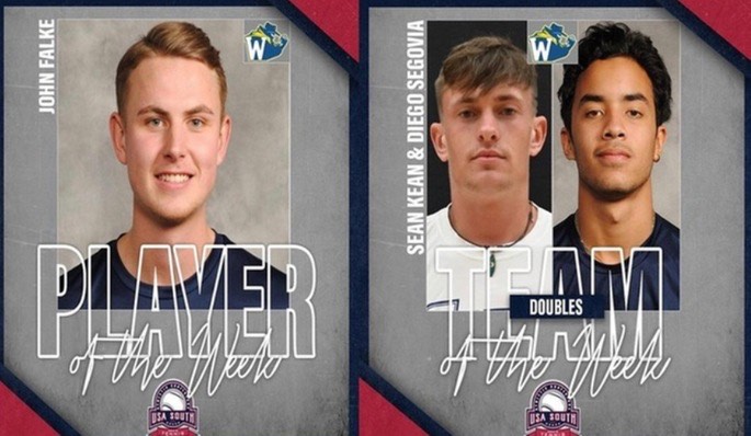 Men's Tennis Sweeps USA South Player of the Week Honors