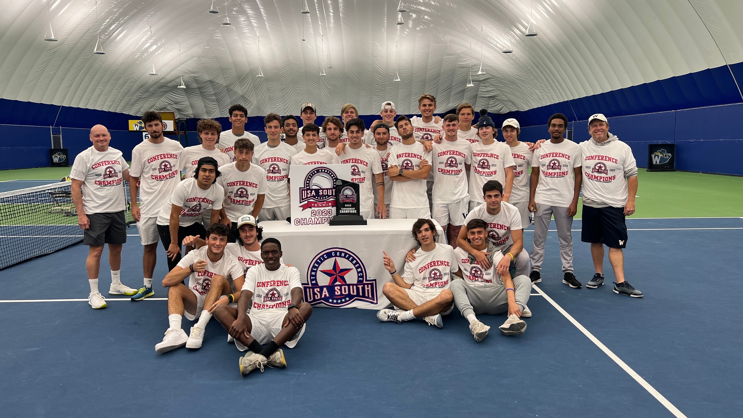 Men's Tennis Captures 14th Straight USA South Conference Title