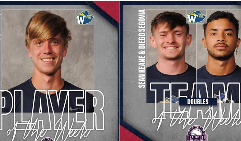 Men's Tennis Sweeps Player and Doubles Team of the Week Honors